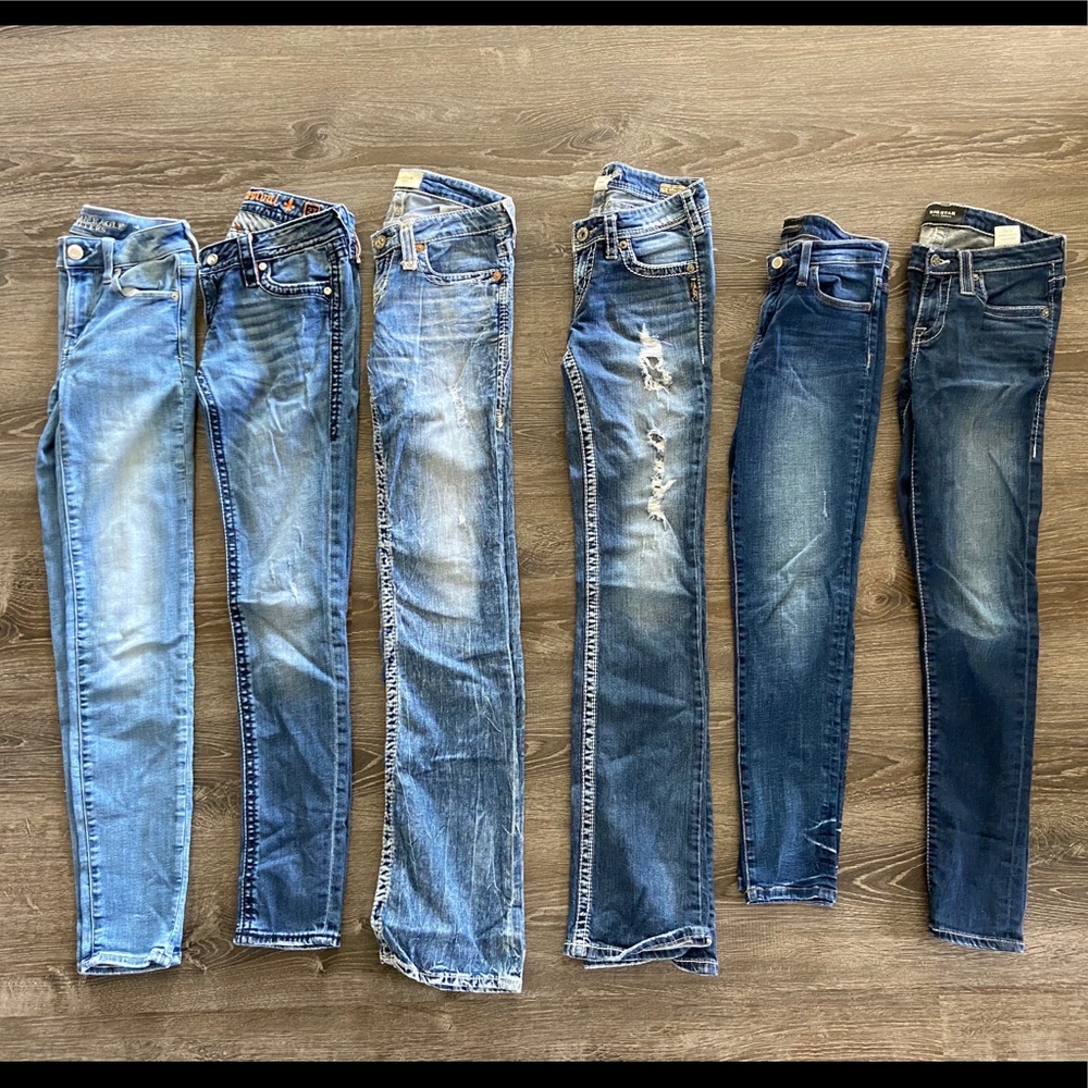 WOMENS NAME BRAND JEAN LOT